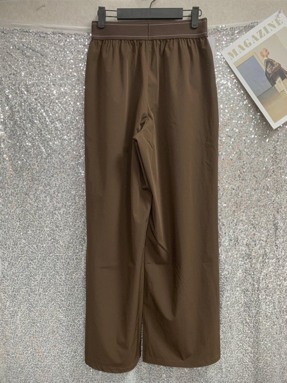 Brand New Espresso ALO Yoga Suit Up Pants🍩Regular Fit Women's 30" Inseam - Picture 7 of 11